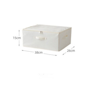 Clothes-storage-box-fabric-oxford-cloth_white-prumpet_IDS-223_