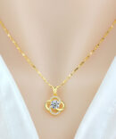 1pc-Pendant-Necklace_gold-four-leaf