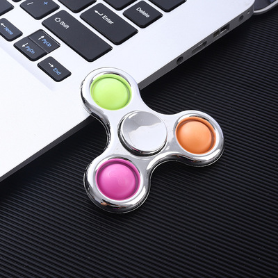 Fidget-spinner_silver-treifoil-bubble_IDS-091_