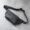 D Black Waist Bag